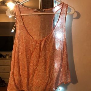 pink tank top